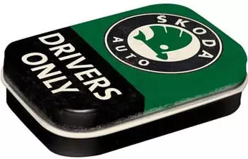 Nostalgic Art Nostalgic-Art Pillendose Skoda Drivers Only