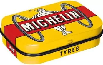 Nostalgic Art Nostalgic-Art Pillendose Michelin Tyres Bibendum Yellow