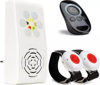 HelpLine 230 Hausnotruf mit 2 Notruf-Armbändern u. Quittierungssender