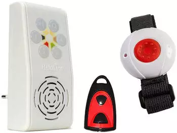 HelpLine HELPLINE230 Hausnotruf für zwei Senioren mit Arm-u. Halsbandsender