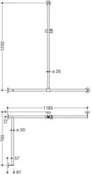 Hewi 900.35.33560 DD DUHA d:25/30 1:1250 W1:1185 W2: 900.35.33560 DD