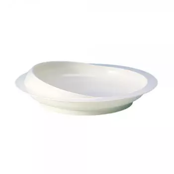 Rehaforum Teller m.rutschfest.Boden u.teilerh.Rand Drm.23 cm 1 St