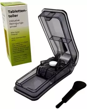 LisaCare Tablettenschneider mit Tablettenfach 1 St Tablettenteiler