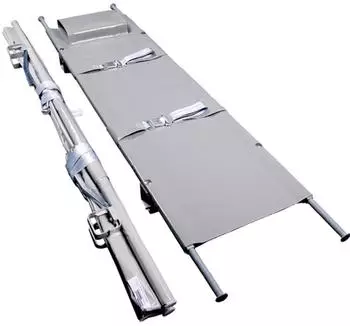 Servoprax Aluminium Krankentrage Typ 2 mit 4 Rollenfüßen 1 Stück
