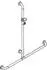 Hewi 801 Duschhandlauf 801.35.41018 962 x 1100 mm senfgelb mit Brausehalterstange