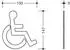 Hewi 801 Symbol Rollstuhl 801.91.03074 apfelgrün selbstklebend