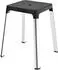 KEUCO Axess Hocker 35082010037 Sitzfläche 338mm verchromt/schwarz