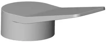 Dornbracht Griff f&uuml;r Wanne Stand 092084023-06 092084023 50 x 39,03 109,5 mm platin m