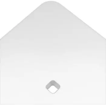 KEUCO Axess Hocker 35082010051 Sitzfl&auml;che 338mm verchromt/wei&szlig;