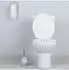 Relaxdays Faltbares Sitzbad für die Toilette Weiß rau