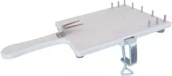 Sundo Homecare Küchenbrett mit Haltegabel ca. 23 x 18 cm grau