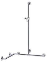 Keuco Duschhandlauf Plan Care m BrSt, re/li, 797x797x1263mm, verchromt