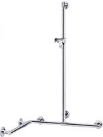 Keuco Plan Care Duschhandlauf mit Brausestange 90 x 60 cm, Accessoires,...