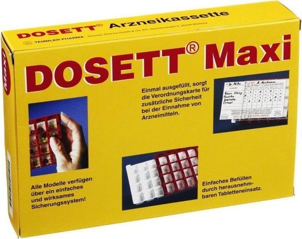 Temmler Dosett Maxi Arzneikassette rot 11794