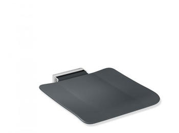Hewi mobiler Klappsitz anthrazitgrau/chrom 900.51.40140 92