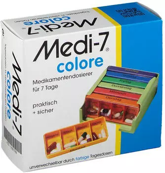 Hans-H Hasbargen Medi 7 Medikamentendosierer 7 Tage Colore