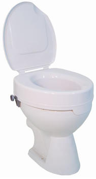 Drive Medical Ticco 2.Generation Toilettensitzerh&ouml;hung mit Deckel 10 cm