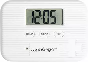 Weinberger elektronische Pillendose mit Alarm wei&szlig; (02263)