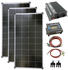 Solartronics Inselanlage-Komplettset 3 x 130 Watt mit Laderegler (SET390M-W)