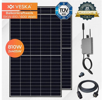 VESKA Balkonkraftwerk BKW-810/600 WIFI 600 Watt