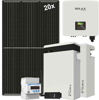 SolaX Power Solaranlage 7,6 kW + T-BAT H 5.8 Stromspeicher 10,4 kWh Komplett-Set