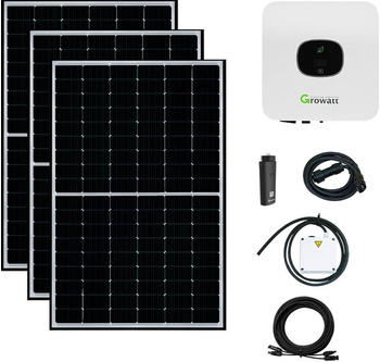 Lieckipedia Plug & Play Solaranlage 1000W Solarspace mit Growatt Wechselrichter (6368A)