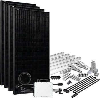 Offgridtec 1640W HM-1500 Solaranlage Full Black mit Schuko-Anschluss (014535-001)