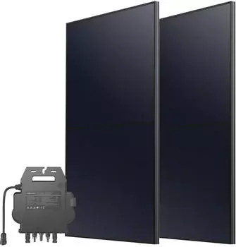 Anker Solix Balkonkraftwerk RS40P 890W mit 2 x 445Wp, MI80 Wechselrichter, Schuko-Netzkabel 5m Anker Solix Balkonkraftwerk RS40P 890W mit 2 x 445Wp, MI80 Wechselrichter, Schuko-Netzkabel 5m