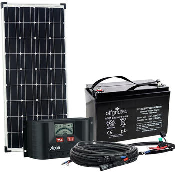 Offgridtec Solaranlage Big-L 100W 101Ah 12V