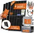 Solarway Balkonkraftwerk Set 2000W 4 x 500Wp Module + Deye M200 + Anker SOLIX E1600 + Balkonhalterungen