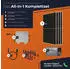Solarway Balkonkraftwerk Set 2000W 4 x 500Wp Module + Deye M200 + Anker SOLIX E1600 + Balkonhalterungen