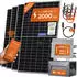 Solarway Balkonkraftwerk Set 2000W 4 x 500Wp Module + Deye M200 + Anker SOLIX E1600 + ohne Halterungen