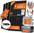 Solarway Balkonkraftwerk Set 2000W 4 x 500Wp Module + Deye M200 + Anker SOLIX E1600 + Flachdach-Halterungen
