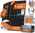 Solarway Balkonkraftwerk Set 2000W 4 x 500Wp Module + Deye M200 + Anker SOLIX E1600 + Ziegeldach-Halterungen