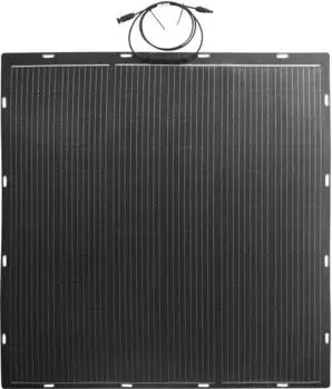 Absaar flexibles Balkonkraftwerk 400/800W mit 2 x 200Wp Modulen, Wechselrichter 600/800W und Befestigung
