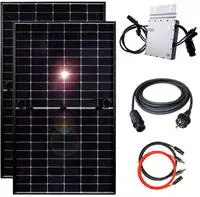 MyVoltaics&reg; MyBasic 880+ Watt/Wp Balkonkraftwerk, 2 Module bifazial, Hoymiles