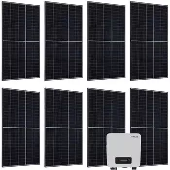 Juskys Solaranlage 3000W mit 8 x 410Wp Solarmodulen und SofarSolar Wechselrichter