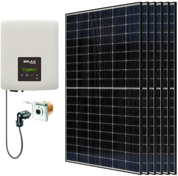 ThermoFLUX Balkonkraftwerk 2400W 6 x 400Wp mit Balkon-Montageset (24364.5)