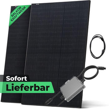 Solarway Balkonkraftwerk 800W 2 x 400Wp mit Deye Wechselrichter (BKW800)