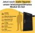 Jolywood Balkonkraftwerk 840/600W Komplettset 2 x 420Wp Module, Deye Wechselrichter, 4,5 m Schuko-Einspeisekabel (SK-1145)