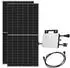 Offgridtec Balkonkraftwerk 810/800W 2 x 405Wp Module + Hoymiles HMS-800W-2T + 10m Schuko-Kabel