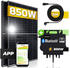 SUNNIVA Balkonkraftwerk 850/800W 2 x 425Wp Module + Growatt NEO-800M-X + Schuko-Kabel 5m