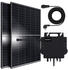 SUNNIVA Balkonkraftwerk 850/800W 2 x 425Wp Module + Growatt NEO-800M-X + Schuko-Kabel 5m