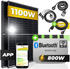 SUNNIVA Balkonkraftwerk 1100/800W 2 x 550Wp Module + EcoFlow PowerStream 800W + Schuko-Kabel 5m