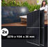 SUNNIVA Balkonkraftwerk 1100/800W 2 x 550Wp Module + EcoFlow PowerStream 800W + Schuko-Kabel 5m