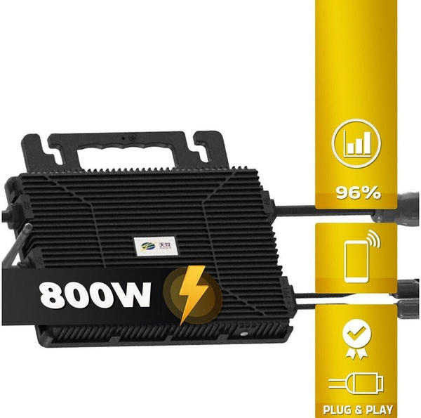 SUNNIVA Balkonkraftwerk 920W - Komplettset Mit Wechselrichter & Solarmodulen