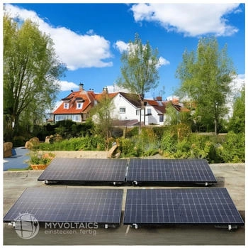 MyVoltaics MyCarport Balkonkraftwerk 1760+ W Premium transparent (MCB172-10m)