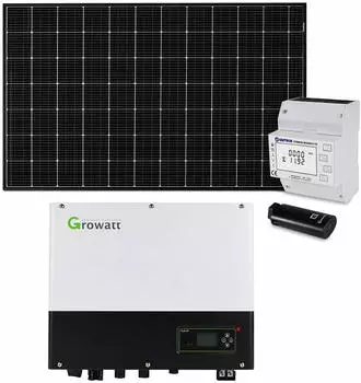 Growatt Solaranlage 4kW 10 x 410Wp Module + SPH4000TL3-BH-UP