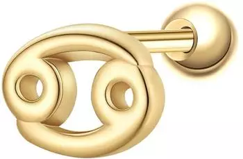 Glanzstücke München Piercing Sterling Silber gelbgold 4,9mm Damen