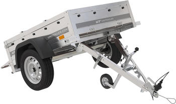 Unitrailer Garden Trailer 150 KIPP 150x106 cm (mit Flachplane, Planenträgern, Stützrad)